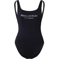 Marc O'Polo Badpak 'Essentials' zwart / wit
