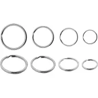 Combicraft RVS sleutelringen 40mm - per 10 stuks
