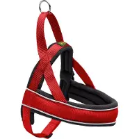 Hunter harnas norweger racing nylon rood/zwart