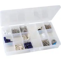 Raaco 109093 - Assortimentsdoos - 18 vakken - 173 x 271 x 41 mm - Donkerblauw