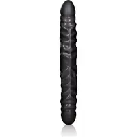 California Exotics - Veined Double Dong 12 inch - Dongs Double Zwart