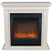 Xaralyn Elektrische kachel - Cadiz ELU-MDW - Witte MDF-omslag - 1400 Watt verwarming - Afstandsbediening