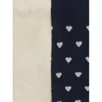 Vertbaudet Set van 2 paar maillots met hartjes voor babymeisjes marineblauw