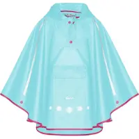 Playshoes regenponcho opvouwbaar turquoise junior
