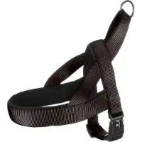 Flamingo Abbi Noors - Harnas Honden - Noors Harnas Abbi Zwart Xs 35-42cm 20mm - 1st - 132860 - 1st