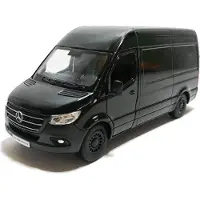 KINSMART Speelgoedauto Mercedes-benz Sprinter 1:42 Die-cast Zwart