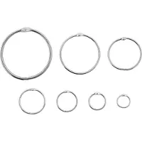 Combicraft Openklapbare sleutelringen 56x3mm - 10 stuks