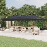 The Living Store De Living Store partytent, inklapbaar, antraciet, 3x6 meter