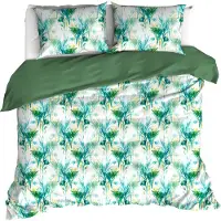 De Witte Lietaer Dekbedovertrek Bambus Peacock Percal-260 x 200 / 220 / 240 cm | Extra Breed