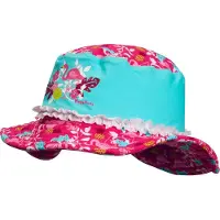 Playshoes UV zonnehoed Kinderen Flamingo - Aqua/Roze - Maat 53cm