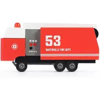 Candylab Toys Candycar World: FIRE TRUCK (K185) 14,6x5,1x7cm, wooden diecast, in giftbox, 3+