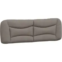 vidaXL Hoofdbordkussen "Hvar" 160 cm stof taupe