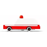 Candylab Toys Candycars - Houten Speelgoedautos - Ambulance speelgoed auto