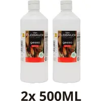 Van Bleiswijck - gesso white - wit - primer - set van 2 stuks - 2 x 500ml
