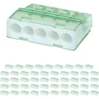 BES LED Lasklem - Vintex - 5 Polig - 0.2-2.5 mm2 - Wit - 50 Stuks