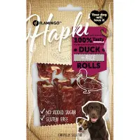 Flamingo HAPKI hondensnack - Duck en rice rolls 85 gr - geen toegevoegde suikers