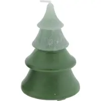 Home Society - Kerstboom kaarsjes - Duo Layer - Groen - Lichtgroen - S - Doosje 6 stuks
