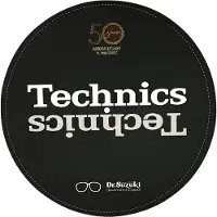 Dr. Suzuki Meets Technics Mix Edition Slipmats - 50th Anniversary Black