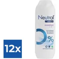 Neutral Shampoo 2 in 1 - 250 ml - Voordeelverpakking 12 stuks