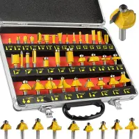 Mar-pol - Frezenset - 35 stuks - 8mm - Met Koffer