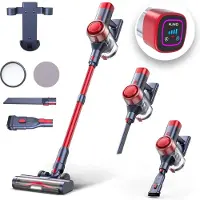FlinQ Vacuum Cleaner V12 Pro - Steelstofzuiger Draadloos - Stofzuiger zonder Zak - Met Duurzame Accu - Snoerloos en geschikt als Kruimeldief