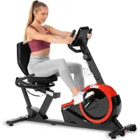 Hop-Sport Hop Sport Pulse – Ligfiets hometrainer – Magnetisch weerstandssysteem – 8 weerstandsniveaus – Vliegwiel 15 kg