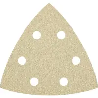 Ivana Schuurschijf Klittenband Driehoek 6-Gats Korrel 60 96mm - 10 Stuks