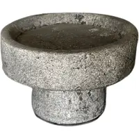 Still - Kaarsenstandaard - Op voet - Earth - Grijs - 12 x 7,5 cm
