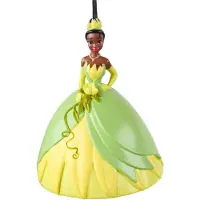 Disney Kerst Ornament De Prinses En De Kikker Tiana Groen 7,5 X 7,5 X 9,5 Cm