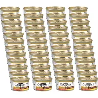 Gourmet Gold Cassolettes 85 g - Kattenvoer - 48 x Rund&Tomaat