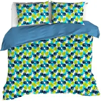 De Witte Lietaer Dekbedovertrek Whimsy Blue Blizzard Percal-240 x 200 / 220 cm | Lits-Jumeaux