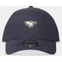 Difuzed Wonder Woman - Logo Snapback Pet - Zwart