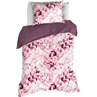 De Witte Lietaer Dekbedovertrek Coral Corsage Percal-140 x 200 / 220 cm | 1-Persoons