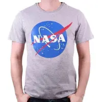Nasa T-Shirt Logo Homme GrisNon Applicable