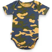 Frogs and Dogs - Fearless Romper camouflage - Multicolor - Maat 74 - Jongens