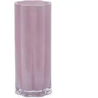 Edg - Vaas- Glas - roze - D13 x H30 cm - Opening 11 cm