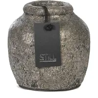 Still - Kleine Vaas - Earth - Grijs - 2 stuks - 9 x 9 cm