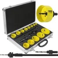 Mar-pol Bi-Metaal gatenzaagset HEX 17 Delige: 19, 20, 22, 25, 29, 32, 35, 38, 44, 51, 57, 64, 76mm
