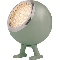 Mr. Wattson - Norbitt LED lamp - Herby Green - oplaadbaar met usb - 3 standen dimbaar - 8,3x10x12,5 cm