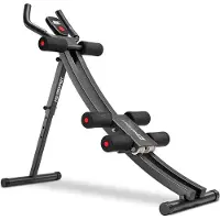 Hop-Sport HS-2001ABT – Buik- en Rugtrainer – Opvouwbaar – met LCD – Kniesteun