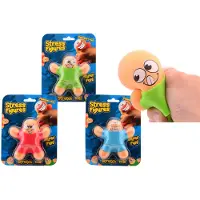 Kärkkäinen John Toy Squishy stress poppetje (1 stuk) assorti