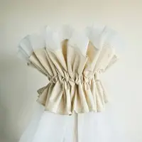 Zavelo Babybam Hemeltje Tule Wit-Beige