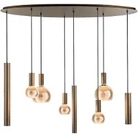 Ztahl Hanglamp Riva Ovaal Platinum