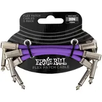 Ernie Ball Flex 3 Pack 7,62 cm Gewikkeld - Gewikkeld Patchkabel