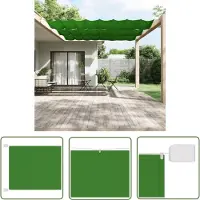 The Living Store Balkonscherm Oxford 140x800 cm - Lichtgroen