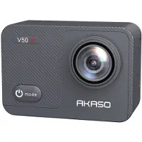 Akaso V50 X Actiecamera (nieuwe versie) (30p, 4K, WiFi), Action Cam, Grijs