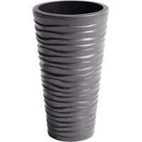 Prosperplast Bloempot (39 x 39 x 75 cm, Grijs)