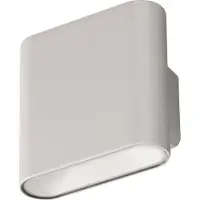 FHL Easy! Wandlamp buiten met bewegingssensor Magnetic, dimbaar, alu / grijs / zink, Woon-/ Eetkamer, metaal, Modern