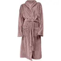 Eleganzzz Teddy Rib Fleece Badjas - old rose - XL