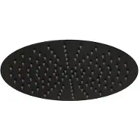 Guido Gusto Rondo inbouw douchekop 40x40cm mat zwart